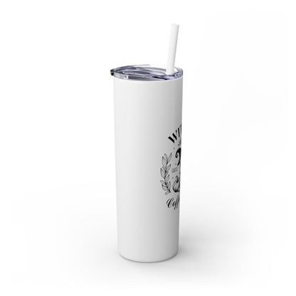 Witchy Brews Coffee Club Skinny Tumbler with Straw, 20oz