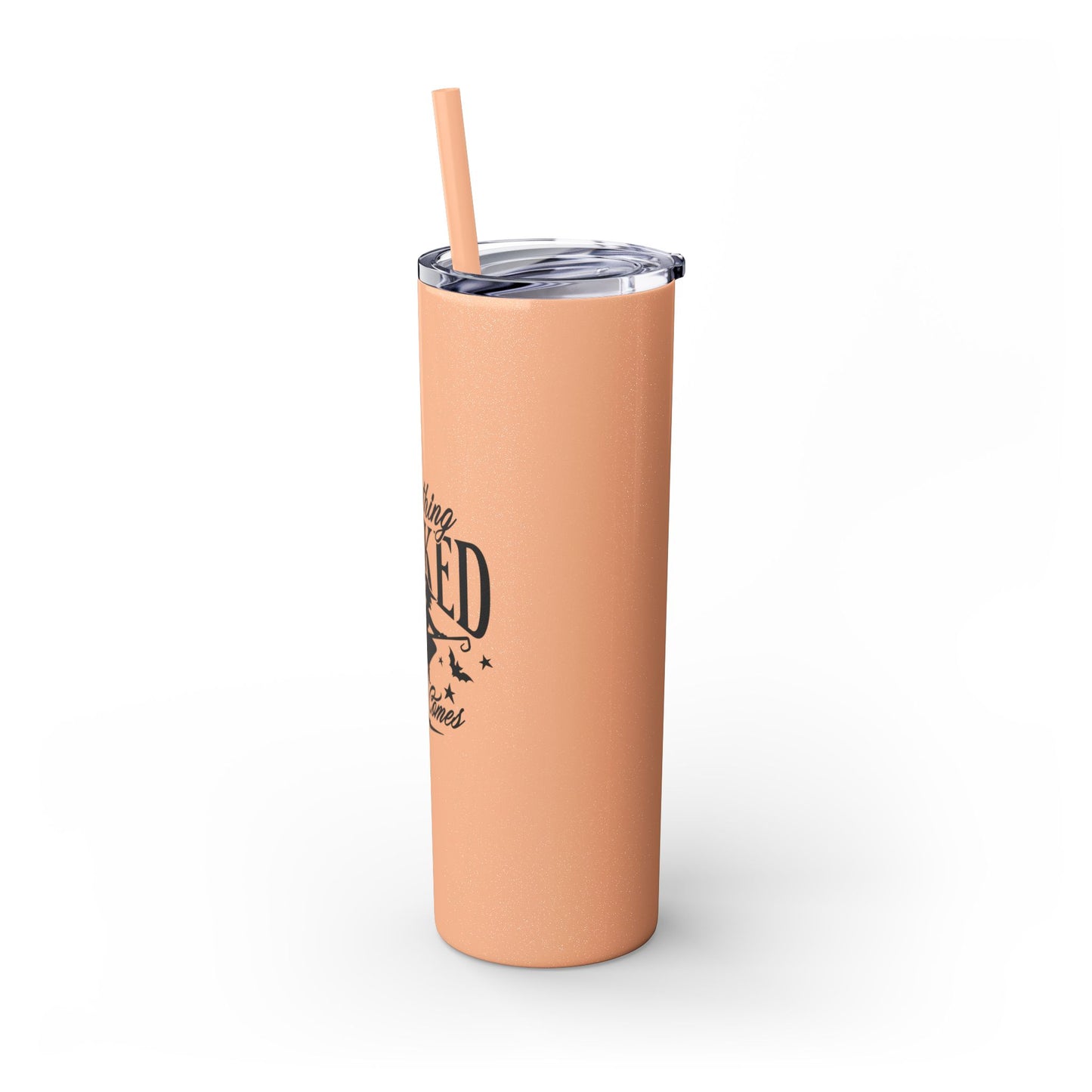 Something Wicked Skinny Tumbler with Straw, 20oz