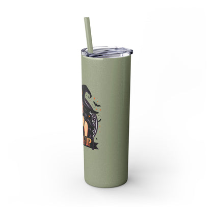 Drink Up Skinny Tumbler with Straw, 20oz