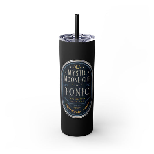 Mystic Moonlight Tonic Skinny Tumbler with Straw, 20oz