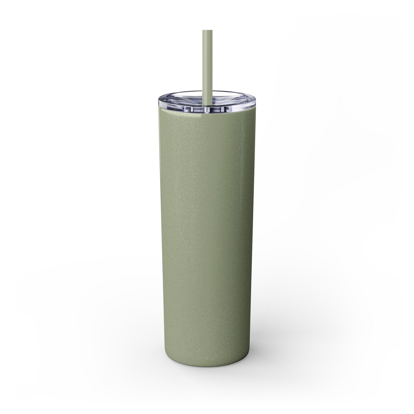 Drink Up Skinny Tumbler with Straw, 20oz