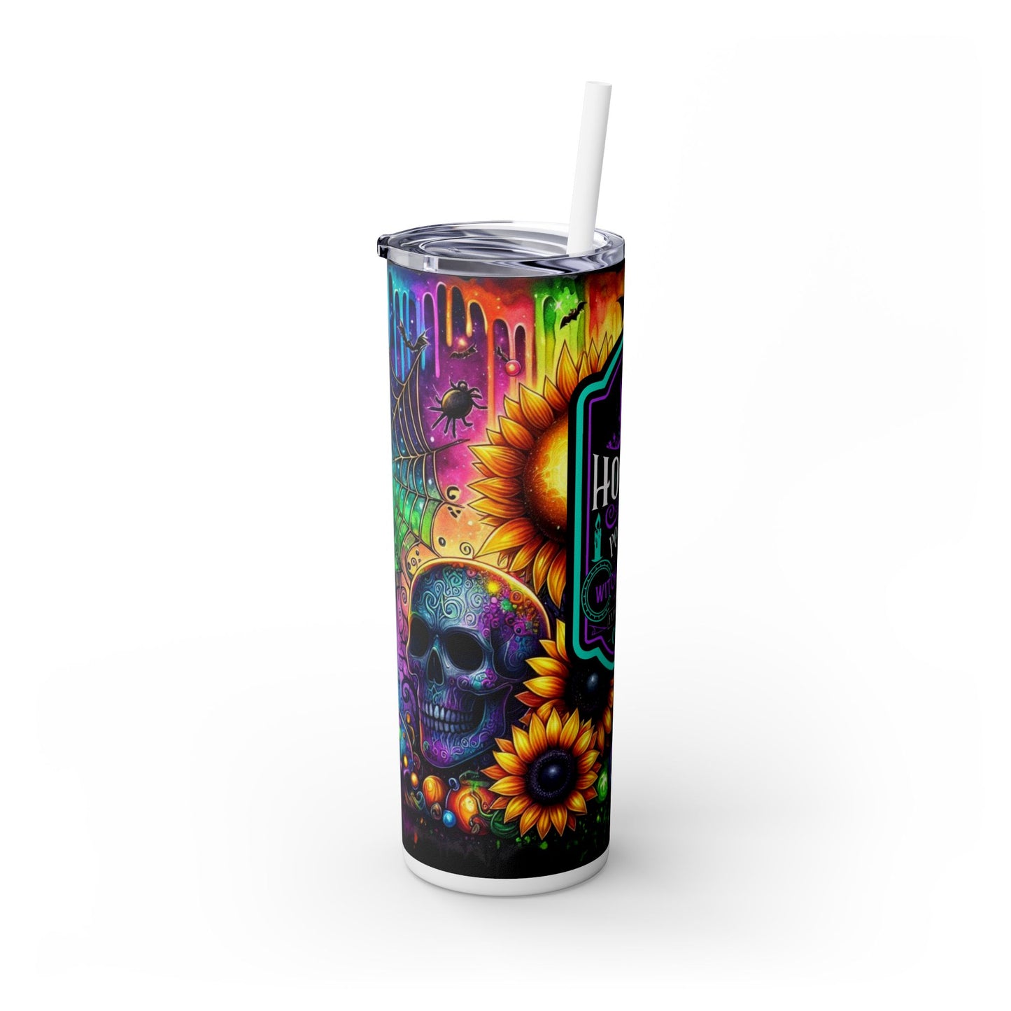 Hocus Pocus  Skinny Tumbler with Straw, 20oz