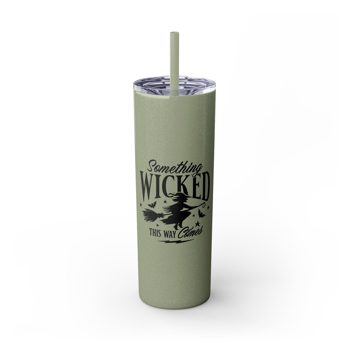 Something Wicked Skinny Tumbler with Straw, 20oz