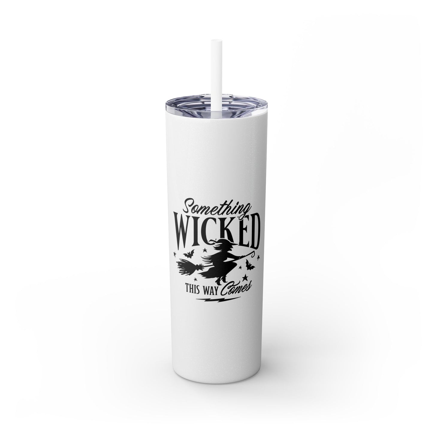 Something Wicked Skinny Tumbler with Straw, 20oz