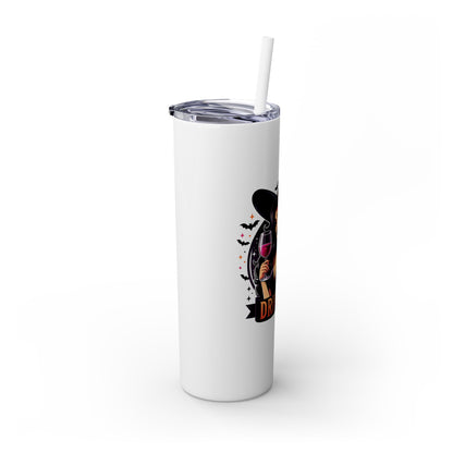 Drink Up Skinny Tumbler with Straw, 20oz