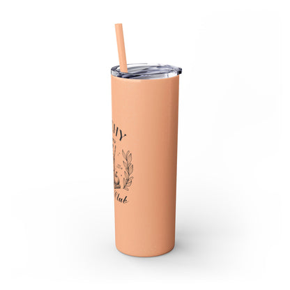 Witchy Brews Coffee Club Skinny Tumbler with Straw, 20oz