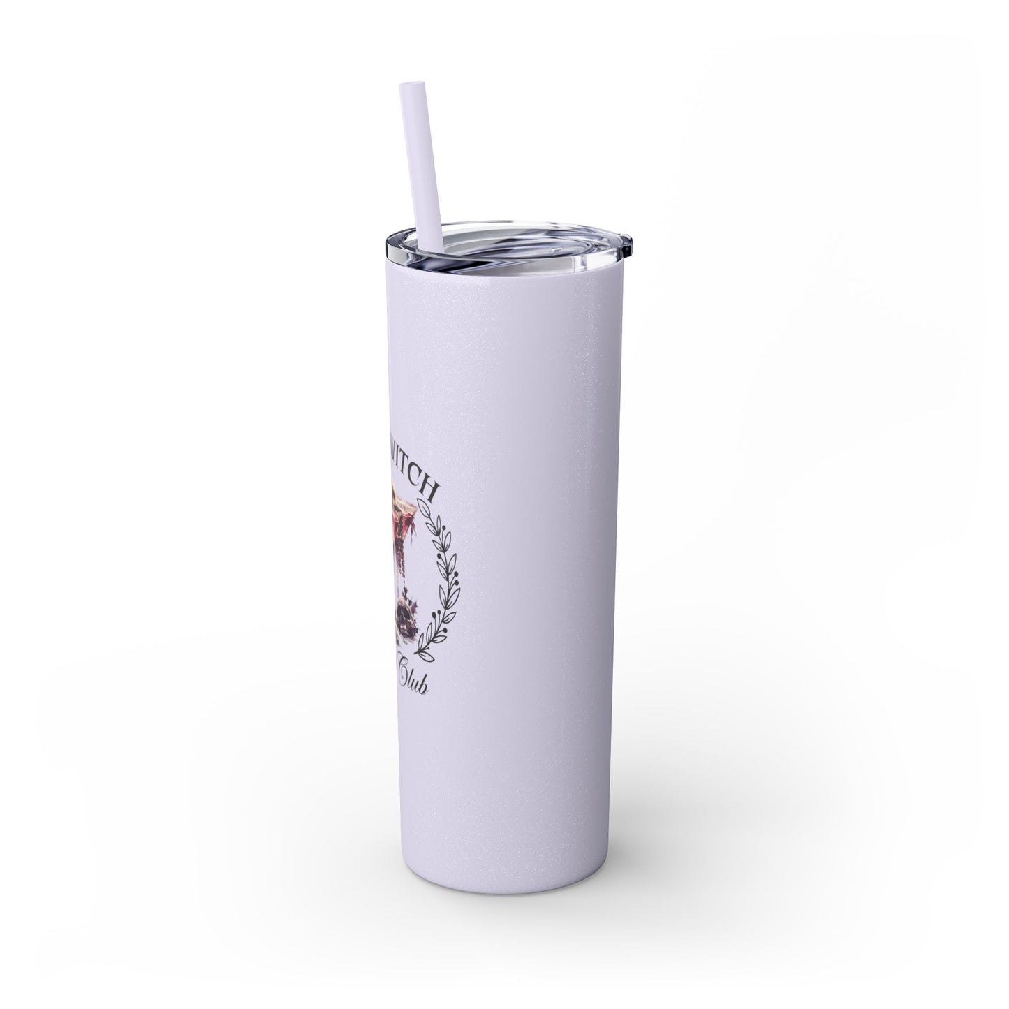 Salem Witch Cocktail Club V2 Skinny Tumbler with Straw, 20oz